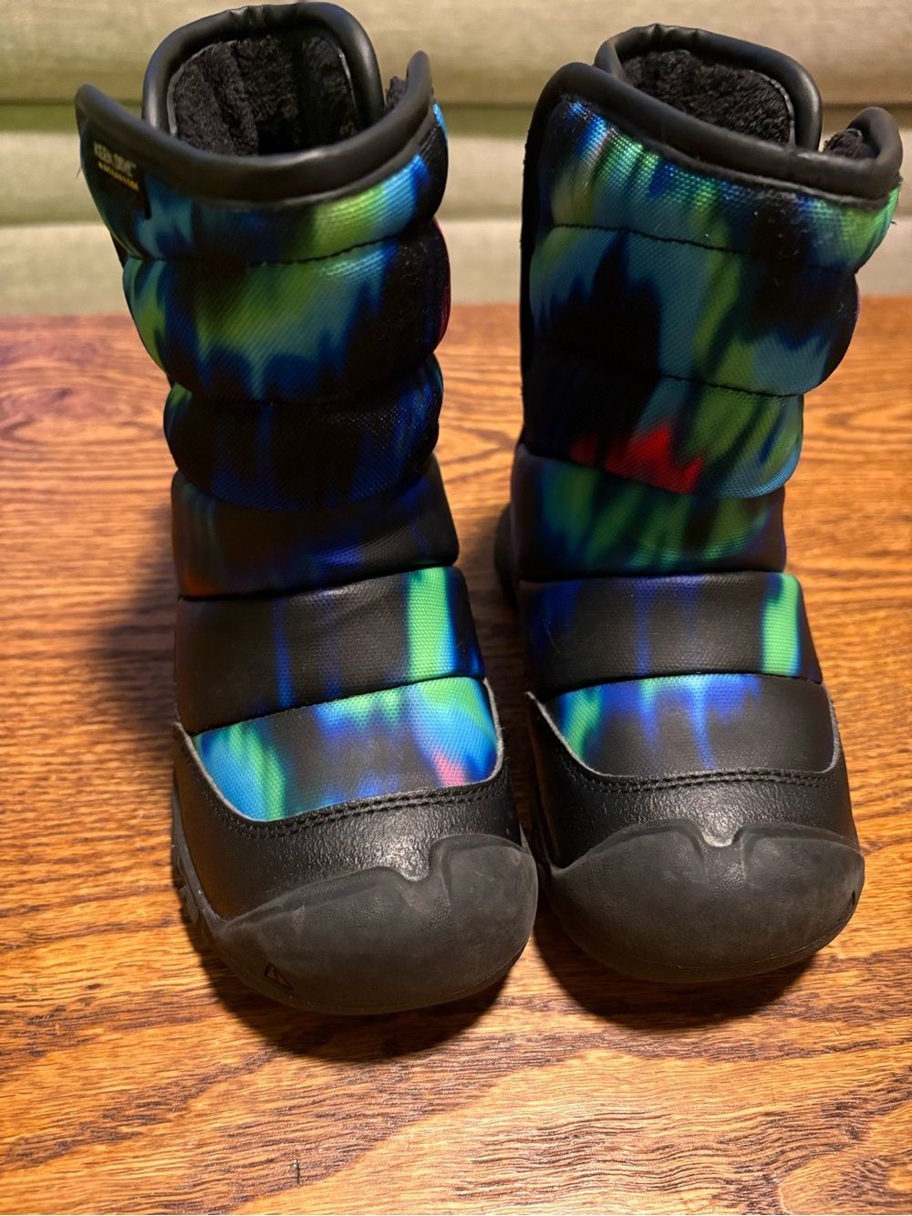 Keen Puffrider Waterproof Winter Boot Kids Black & Blue